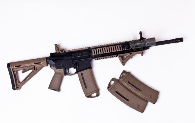 AR-15 rifle showcasing advanced features and design, illustrating reasons to buy AR-15