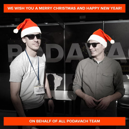 Team members celebrating the holiday season with festive hats, showcasing holiday season gun loader gifts
