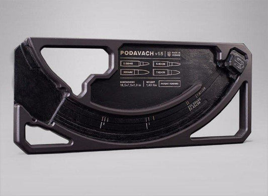 Podavach speed loader review featuring the sleek black design and loading mechanism details