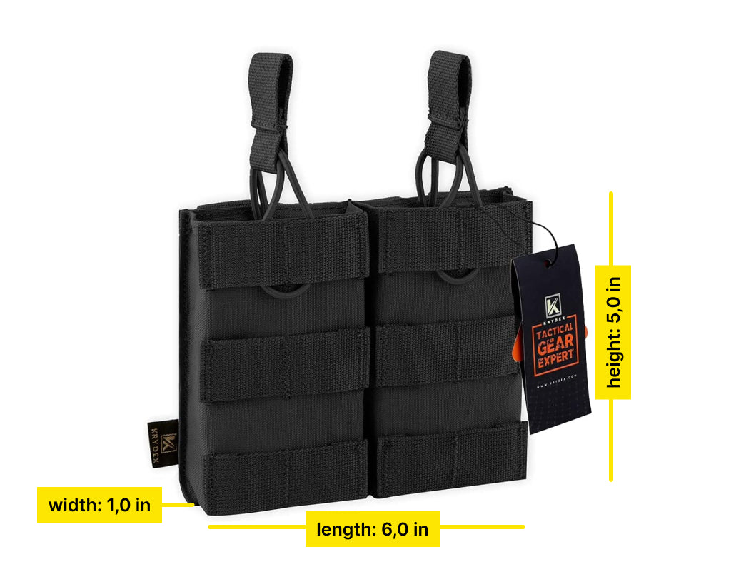 Double Mag Pouch with MOLLE Strap