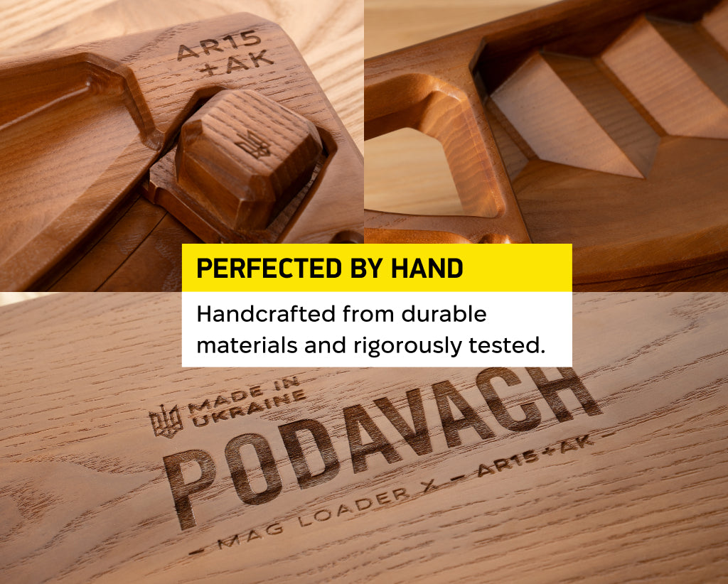 Podavach Universal Gun Magazine Loader crafted from durable materials, designed for AR15 and AK magazines