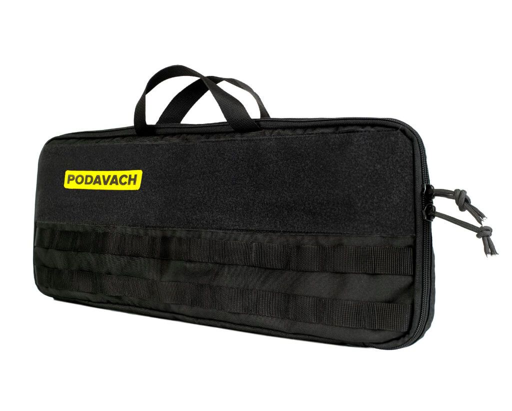 Podavach premium bench loader carrying case in black with durable fabric and convenient handles