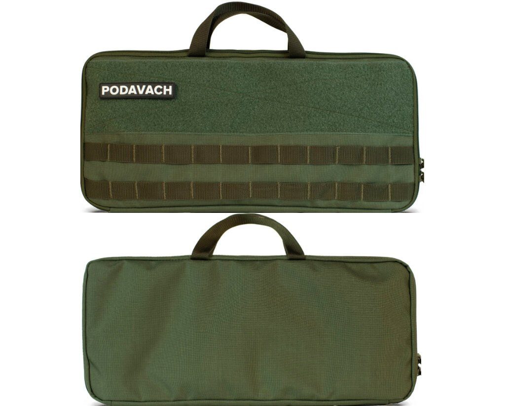 Podavach premium bench loader carrying case in green, designed for safe storage and transport of magazine loaders