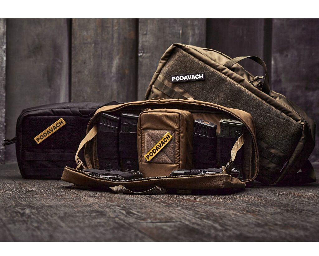Podavach Magazine Range Bag with multiple compartments for organizing magazines and accessories