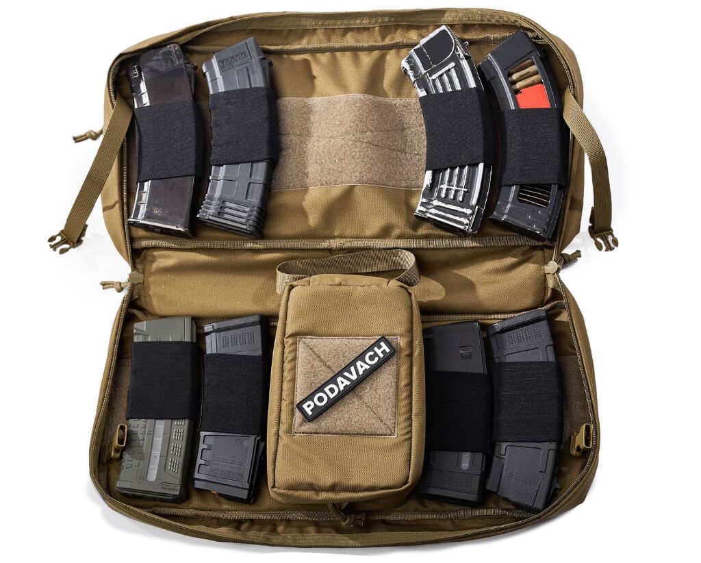 Podavach premium Magazine Range Bag organizer with multiple magazine slots for secure storage