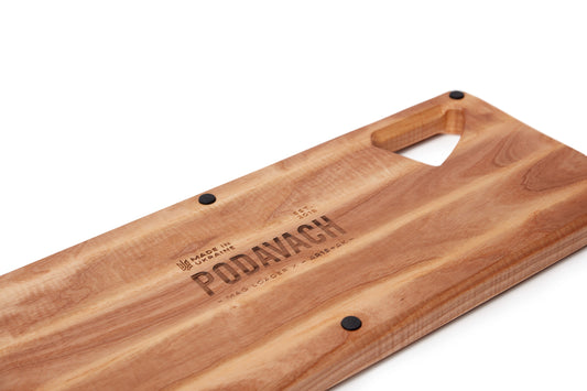 PODAVACH wooden board highlighting the quality in the X-Loader vs U-Loader comparison