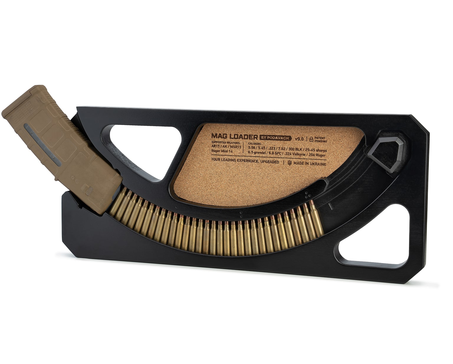 Hardwood Magazine Loaders — AR-15, AK & More | Podavach Collection