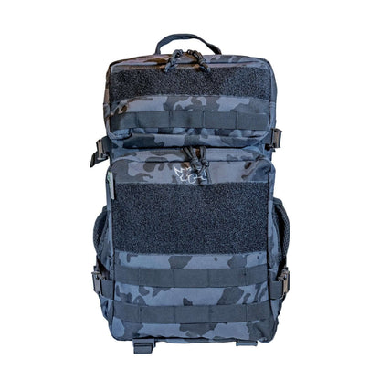 MUCITUP Rhino MUCPAC Tactical Backpack 500D Nylon MOLLE EDC - Grey, Black, & MCBK