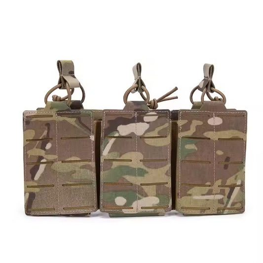 MUCTAC MOLLE Triple Rifle Mag Pouch – Built for Battle, Ready for Action