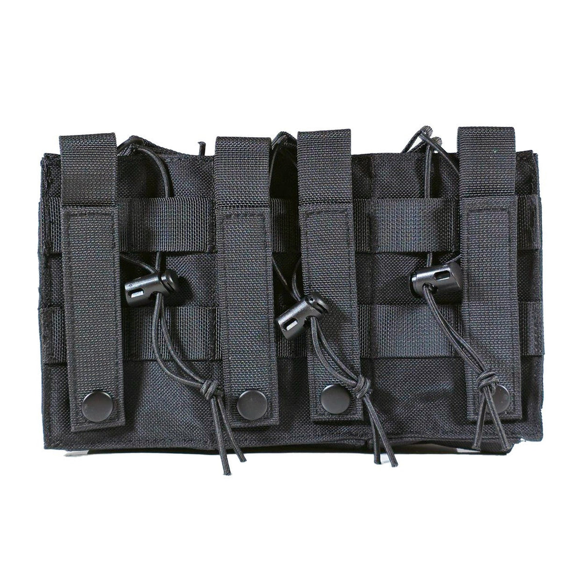 MUCTAC Kangaroo Triple Mag Pouch MOLLE 5.56 & 9mm 1000D Nylon Ranger Green