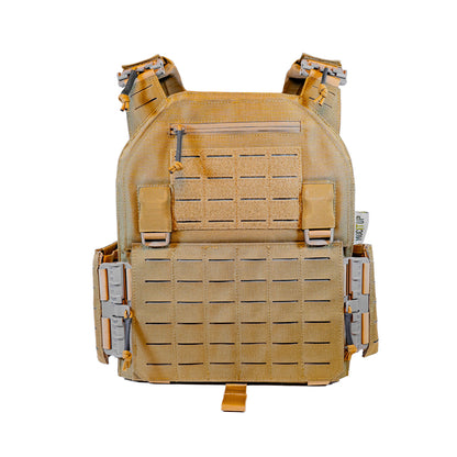 MUCTAC Plate Carrier 10x12 – 1050D Nylon – Quick Release – Laser Cut MOLLE – Texas