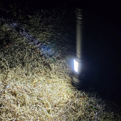 Muctac CHARGE Flashlight, 5000+ LMS, Zoomable, LED, USB, IP65, Aluminum Alloy