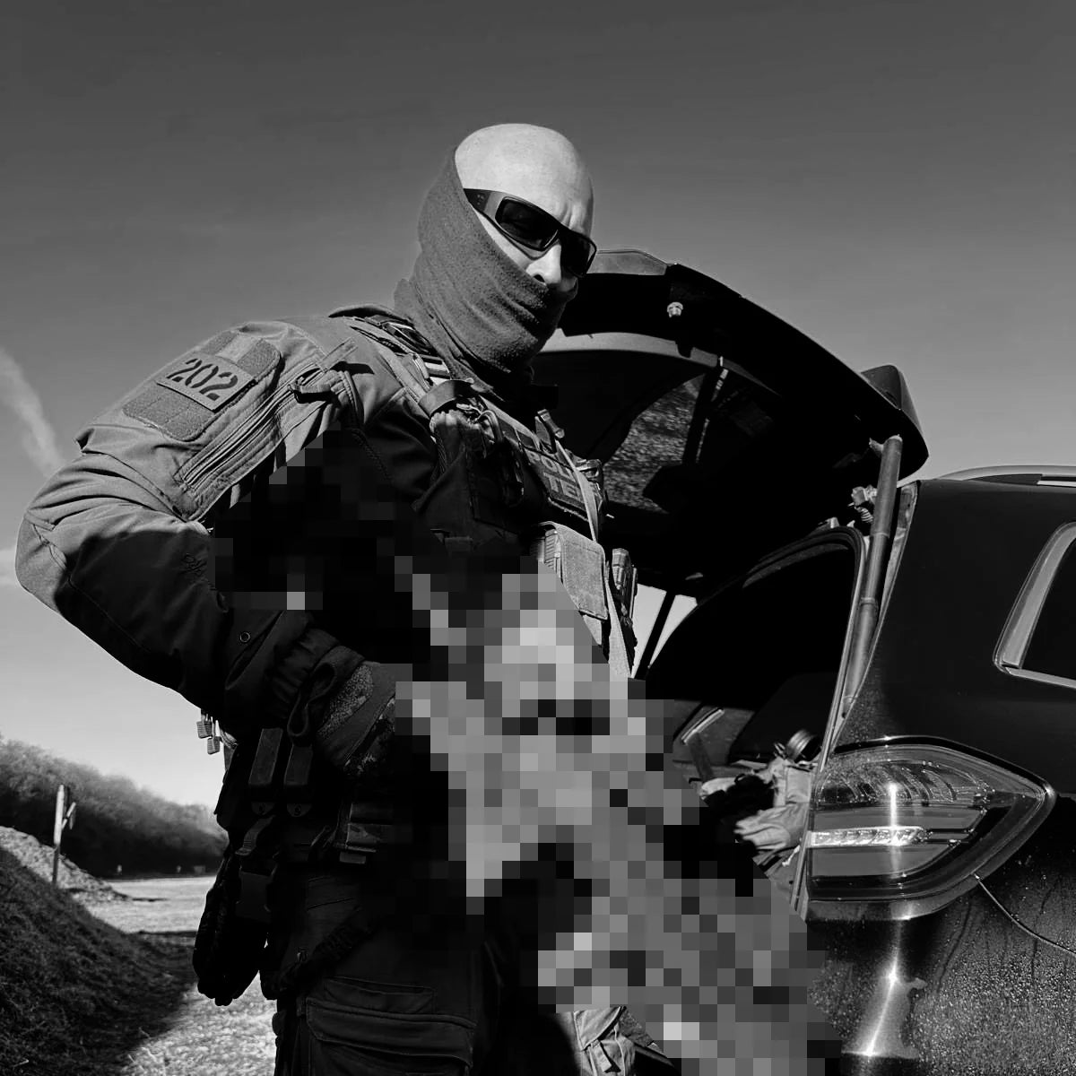 Fugitive TAC — Brushed GunMetal / Polarized Lenses (ANSI Z87.1)