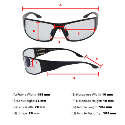 Fugitive TAC Military — Black Aluminum / Polarized Gray Lenses