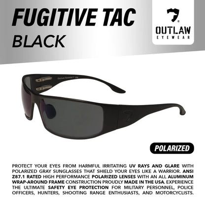 Fugitive TAC Black / Polarized - ANSI Z87.1-2015