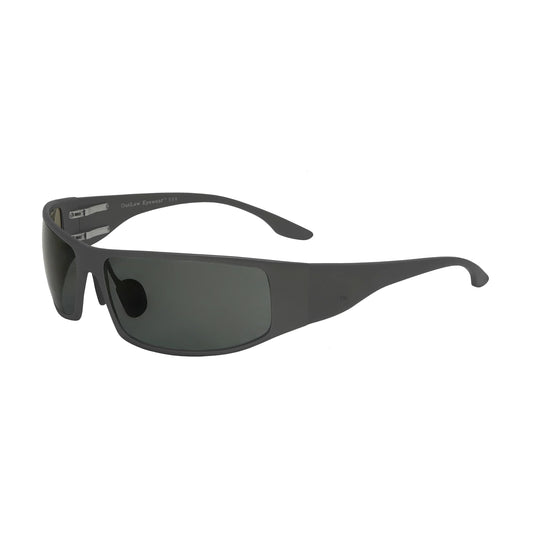 Fugitive TAC — Sig Gray / Polarized Lenses (ANSI Z87.1)
