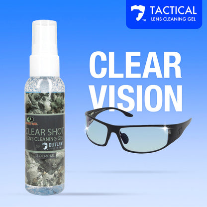 Mossy Oak ClearShot Lens Cleaner Kit — Spray + Microfiber Cloth