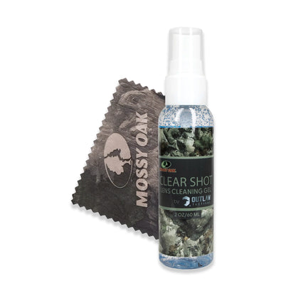 Mossy Oak ClearShot Lens Cleaner Kit — Spray + Microfiber Cloth