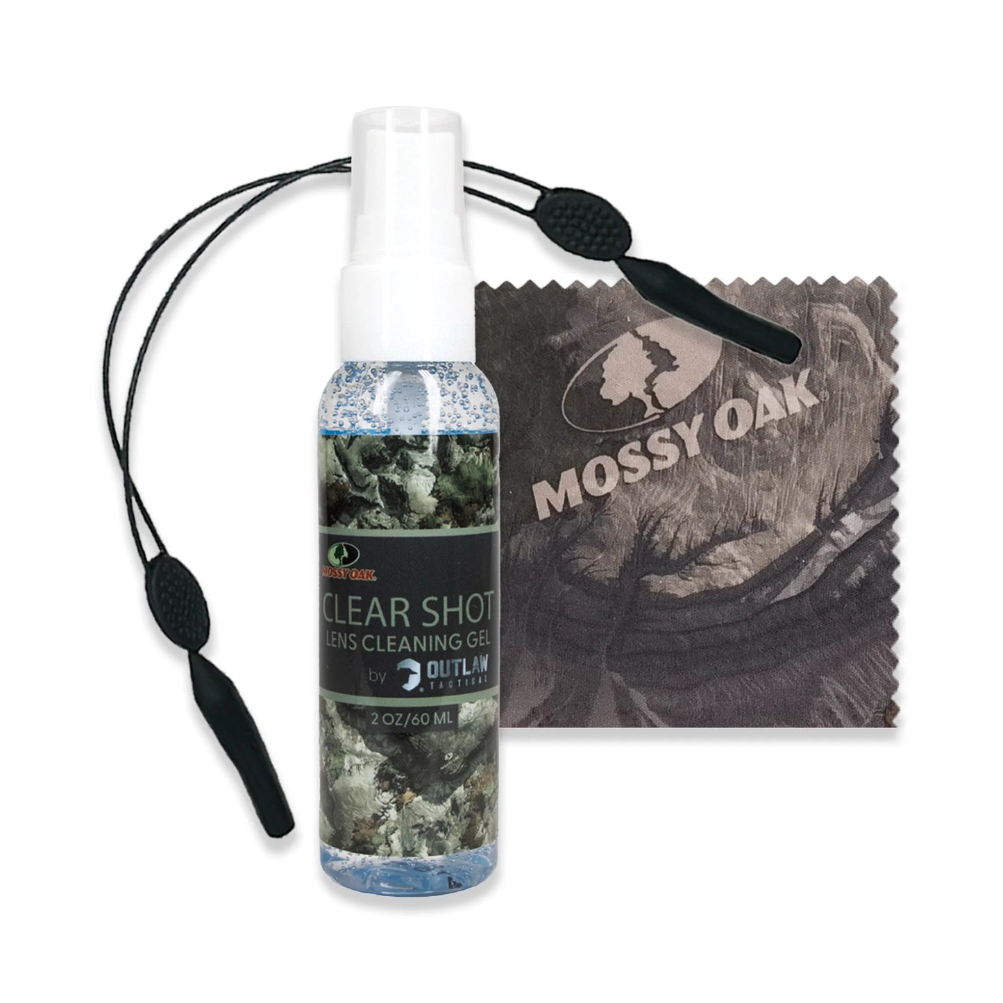Mossy Oak ClearShot Complete Kit — Spray, Cloth & Retaining Cord