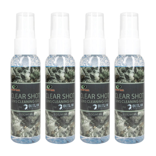Mossy Oak ClearShot Lens Cleaner Spray — 4-Pack (2 oz each)