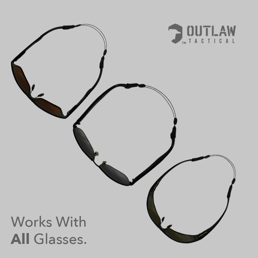Tactical Eyewear Retaining Cord + Ear Hook Grips
