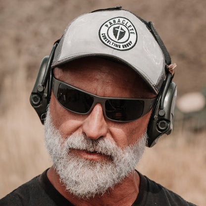 Fugitive TAC — Brushed GunMetal / Polarized Lenses (ANSI Z87.1)