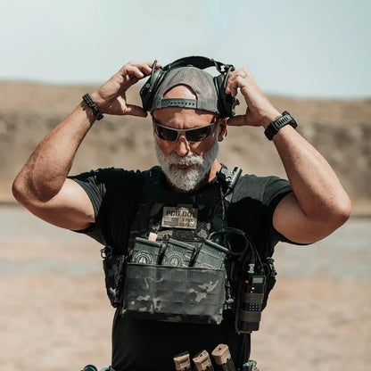 Fugitive TAC — Brushed GunMetal / Polarized Lenses (ANSI Z87.1)