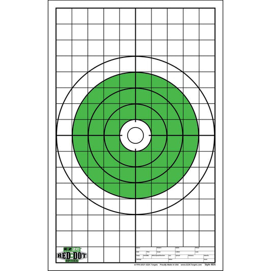 EZ2C Targets RD5: Shooting Paper Targets for Range 11"x17" USA MADE
