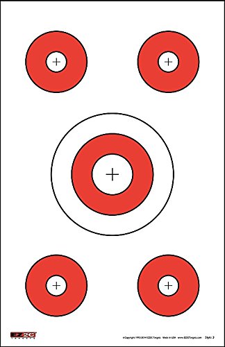 EZ2C Targets #3: Paper Shooting Targets 11"x17" USA Made