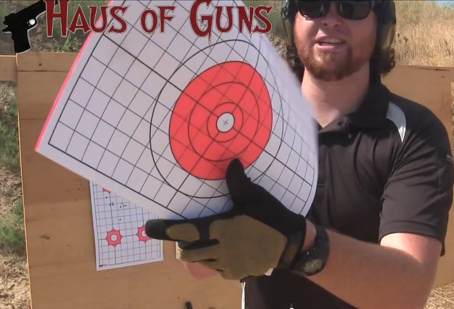 EZ2C Targets #5: Bullseye w 1" Grids for Sight-in 11"x17" USA MADE