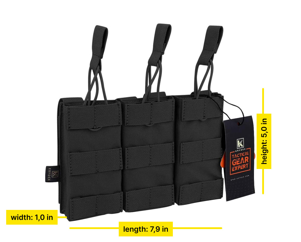 Triple Mag Pouch with MOLLE Strap