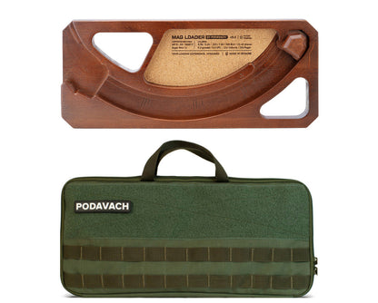 Range Minimalistic Bundle — U-LOADER Natural Wood with Olive Carrying Case