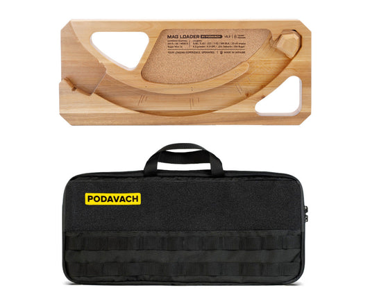 Range Minimalistic Bundle — U-LOADER Light Wood with Black Carrying Case