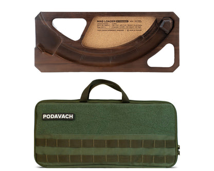 Range Minimalistic Bundle — U-LOADER Walnut with Olive Carrying Case
