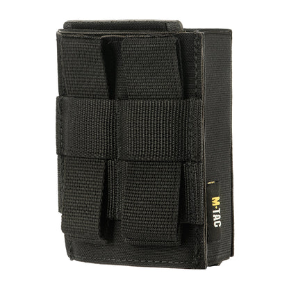 M-Tac elastic laser-cut mag pouch (Black) with rifle magazine — Perfect Belt bundle