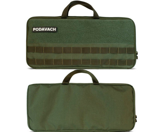 Podavach premium bench loader carrying case in green, designed for safe storage and transport of magazine loaders