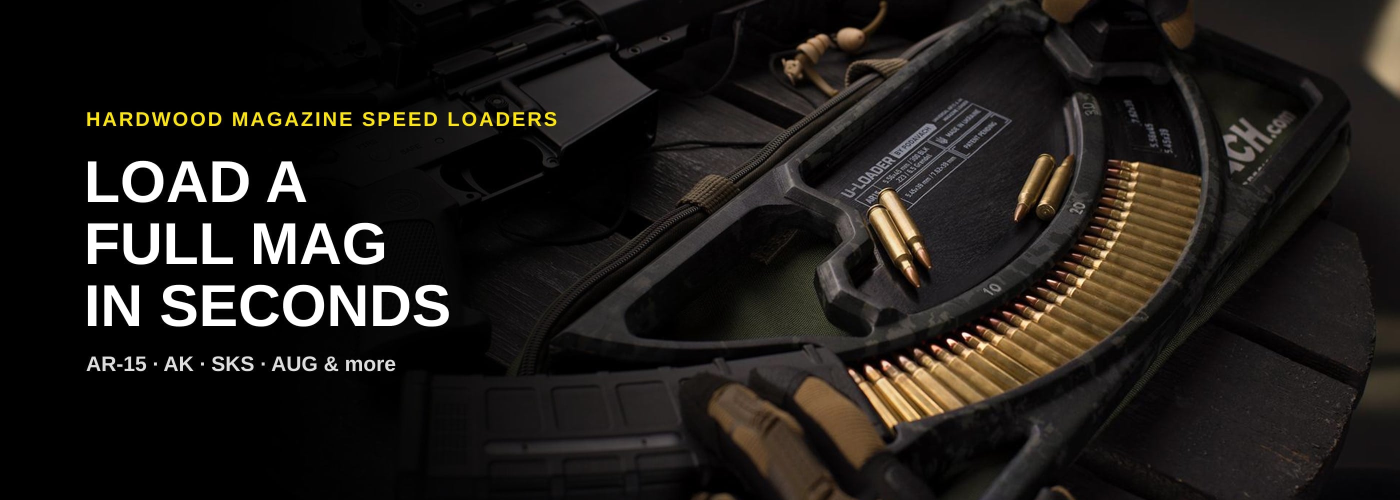 Hardwood Magazine Loaders collection banner