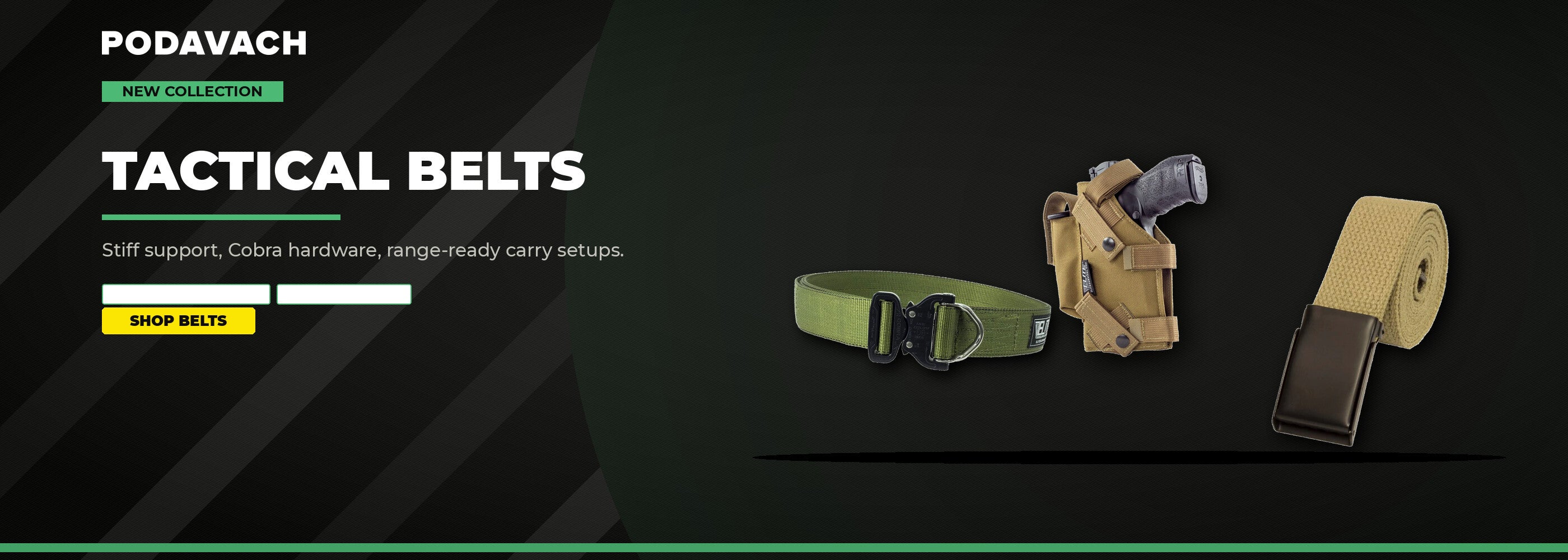 Holsters & Tactical Belts collection banner